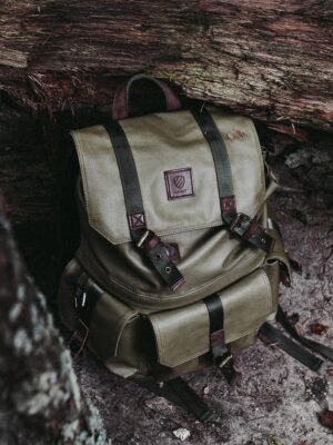 Vintage Canvas Travel Backpack – Durable Outdoor Laptop Rucksack