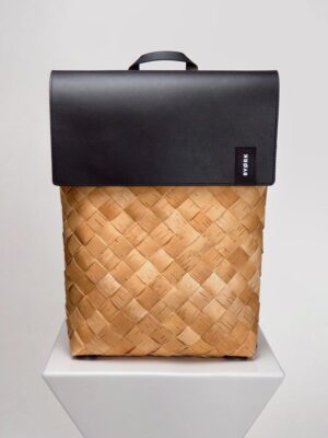 Handwoven Leather Backpack – Stylish, Durable & Spacious Everyday Bag