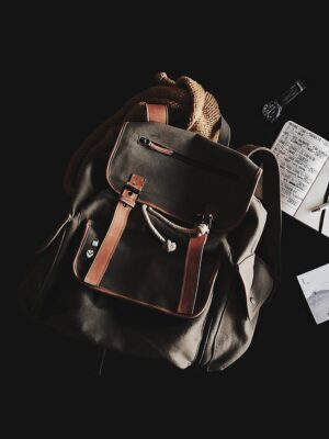 Urban Canvas Laptop Backpack – Multi-Pocket Travel Rucksack
