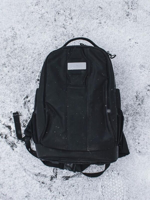 Minimalist Black Travel Backpack – Waterproof Laptop & Everyday Carry Bag