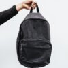 Minimalist Black Travel Backpack – Waterproof Laptop & Everyday Carry Bag