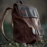 Classic Brown Leather Backpack – Vintage Everyday Travel Bag