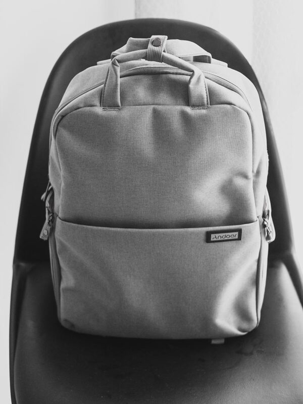 Minimalist Black Travel Backpack – Waterproof Laptop & Everyday Carry Bag